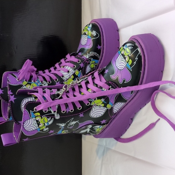 Vintage Power Puff Girls Mojo Jo Jo Combat Boots - Picture 16 of 16